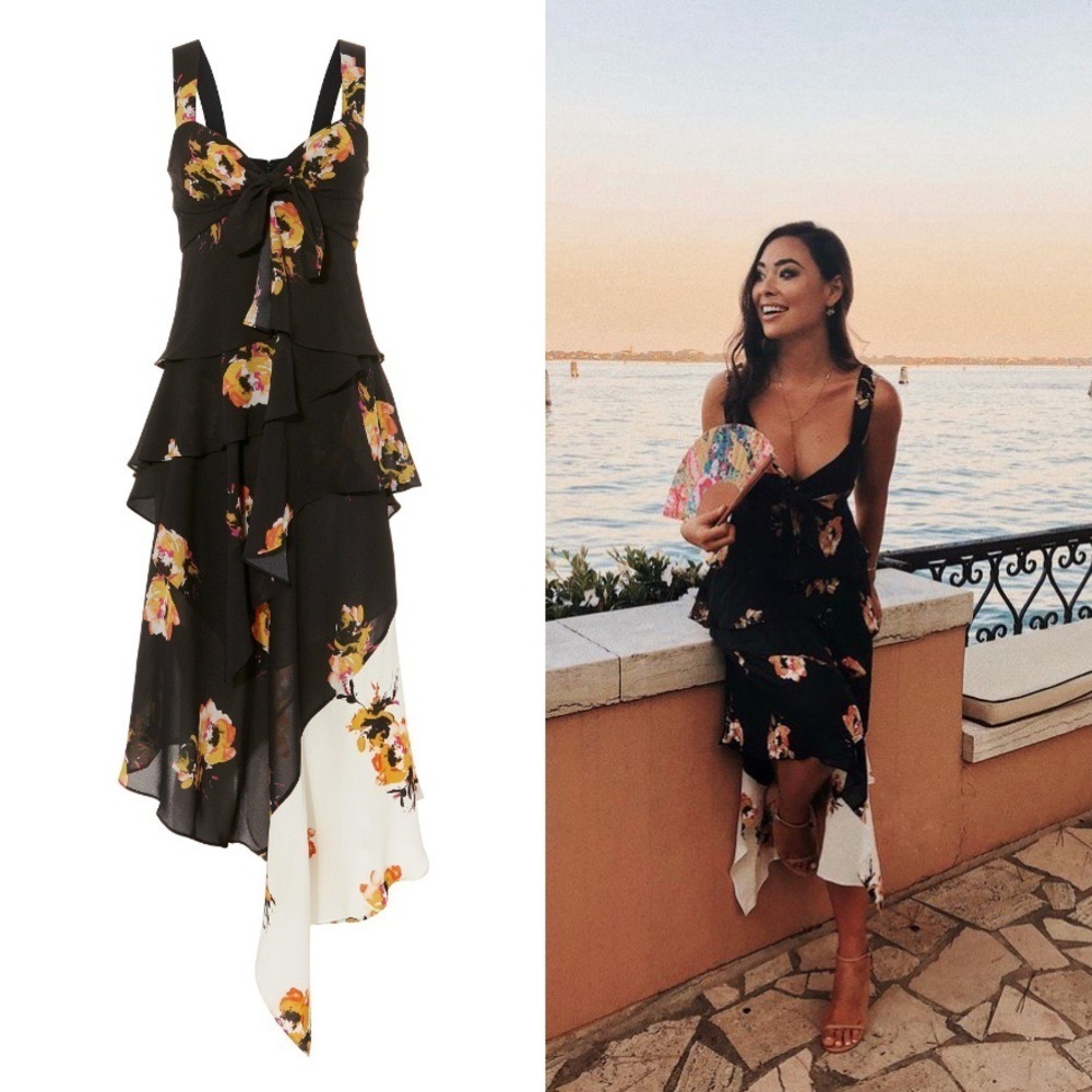 A.L.C Natalia Dress 100% Silk​​​​